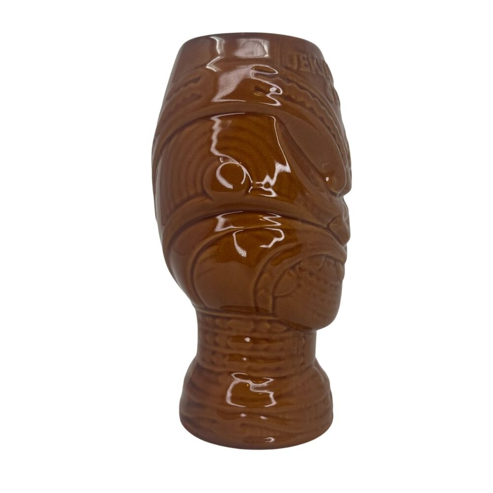 Vintage Jekyll and Hyde Club NYC Tiki Bar Mug Brown Tumbler Hawaiian Luau Glossy - Picture 5 of 8